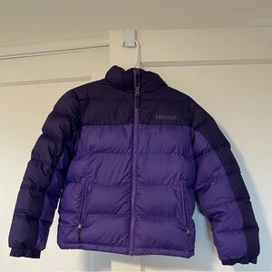 Marmot Kids Purple Puffer Jacket